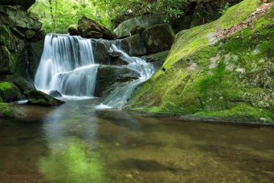 waterfall on South Toe River 2