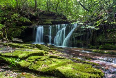 waterfall on Hickory Flat Creek 1