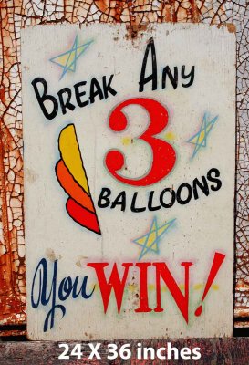Ebay 940  Break three baloons sign.jpg
