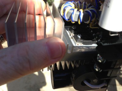 sparking around the IGBTs
