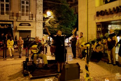 Fado in the streets of Lisbon