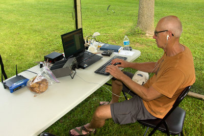 40 metre CW station kve