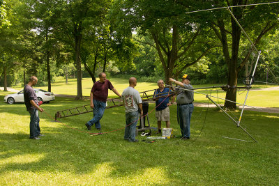 Antenna raising kve