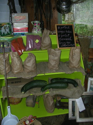 Giant zucchinis