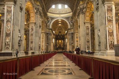 Inside the Basilica