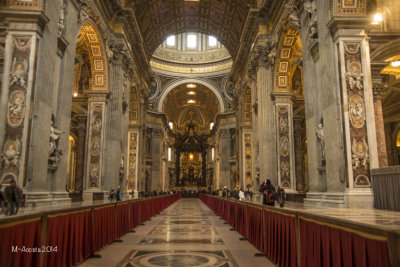 Inside the Basilica
