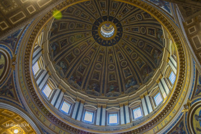 The dome of St Peters