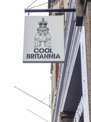 Great sign on our first walk in London!