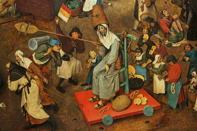 Bruegel the Elder, Fight between Carnival and Lent, detail 4