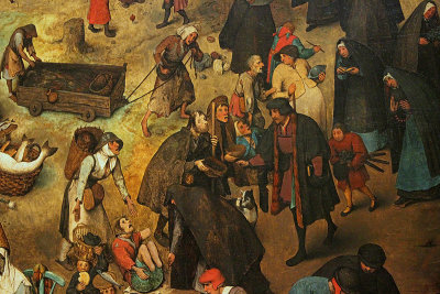 Bruegel the Elder, Fight between Carnival and Lent, detail 5