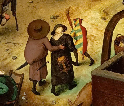 Bruegel the Elder, Fight between Carnival and Lent, detail 6