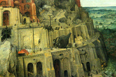 Bruegel the Elder, Tower of Babel, detail 1