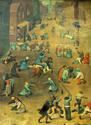 Bruegel the Elder, Children's Games, detail 9