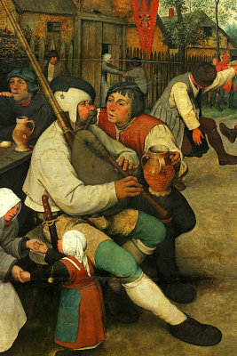 Bruegel the Elder, Peasant Dance, detail 3