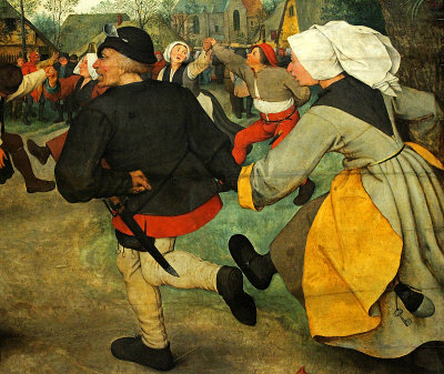 Bruegel the Elder, Peasant Dance, detail 4
