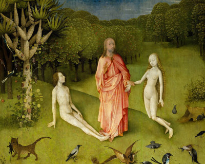 Garden of Earthly Delights, left wing, detail 1