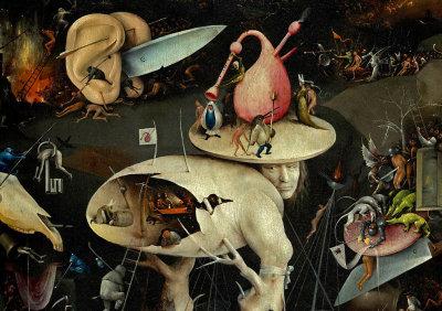 Garden of Earthly Delights, right wing, detail 2