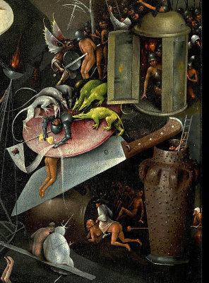 Garden of Earthly Delights, right wing, detail 3