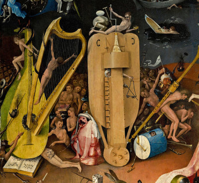 Garden of Earthly Delights, right wing, detail 6