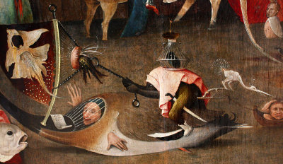 Hieronymus Bosch, Temptation of St. Anthony, central panel
