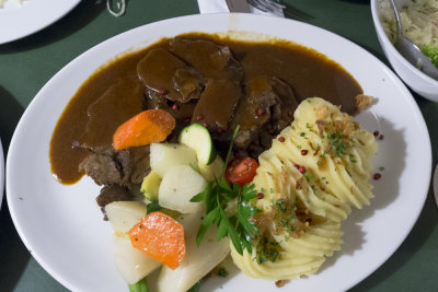 Ox cheek braised in Korbinian Beer