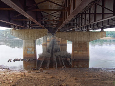 Bridge over the Wisconsin River - Sauk City, Wisconsin