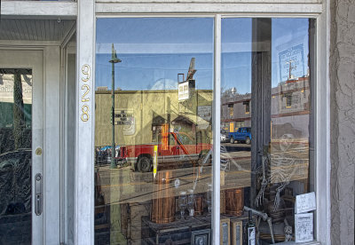 Store Window Reflection - Old Town - Cottonwood, Arizona