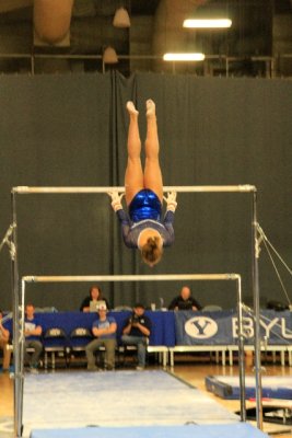Upside down flying butt.