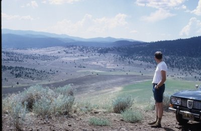 The overlook in Oregon