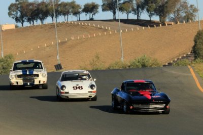 Corvette, Porsche and a Shelby