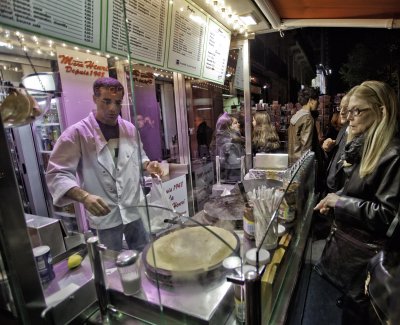 Creperie, Boulevard Montparnasse