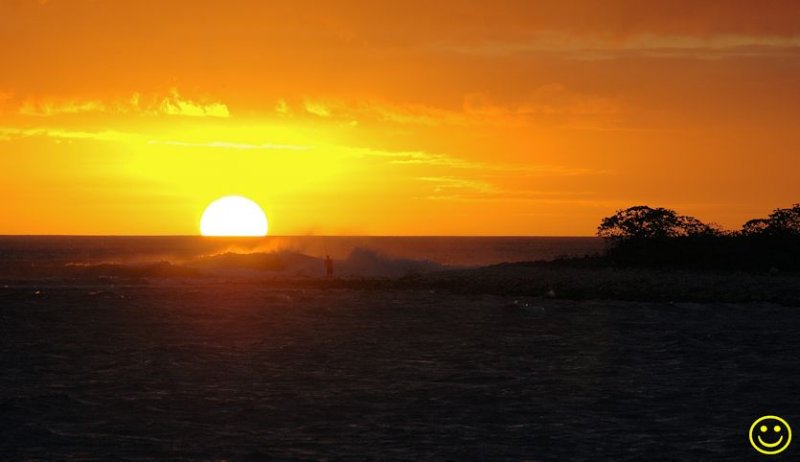 Sunset at Kiritimati Wed 17