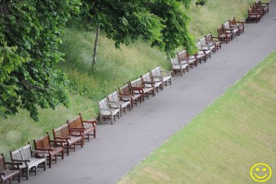 Edinburgh benches. Mon 1.
