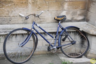 Blue bike. Sun 11.