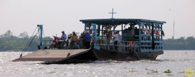 Mekong River ferry Tue 4