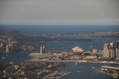 Sydney harbour Bridge traffic Fri 23
