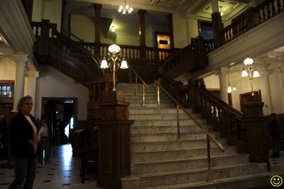 Boldt Castle Grand staircase Tue 23