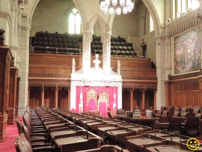 Canadian Senate chamber Tue 6