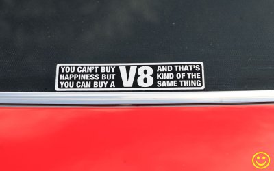 V8 sticker Mon 17