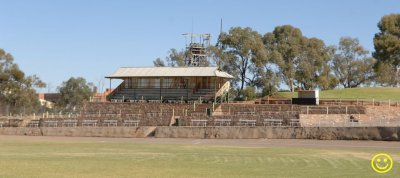 Zinc Oval grandstand Sat 12