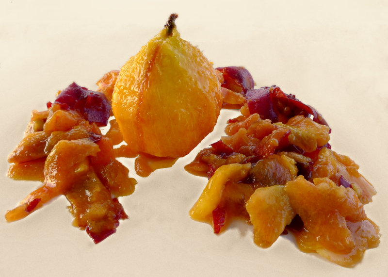 Peach sculpture-320