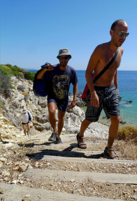 Trekking in the island