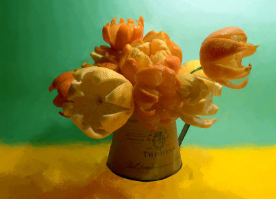 Fruits on vase-110