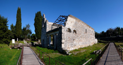 Walk in the ruins