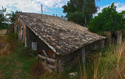 House of roof tiles