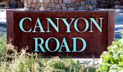 A STROLL UP CANYON ROAD IN SANTA FE