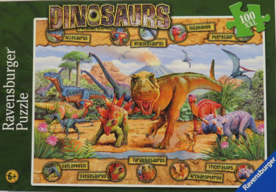 Ravensburger Puzzle : 100 piece : Dinosaurs
