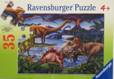 Ravensburger Puzzle :  35 piece : Dinosaur Playground  New Sealed Box