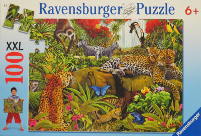 Ravensburger Puzzle : 100 piece : Wild Jungle