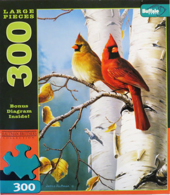 Buffalo Puzzle : 300 piece : Cardinals and Birch